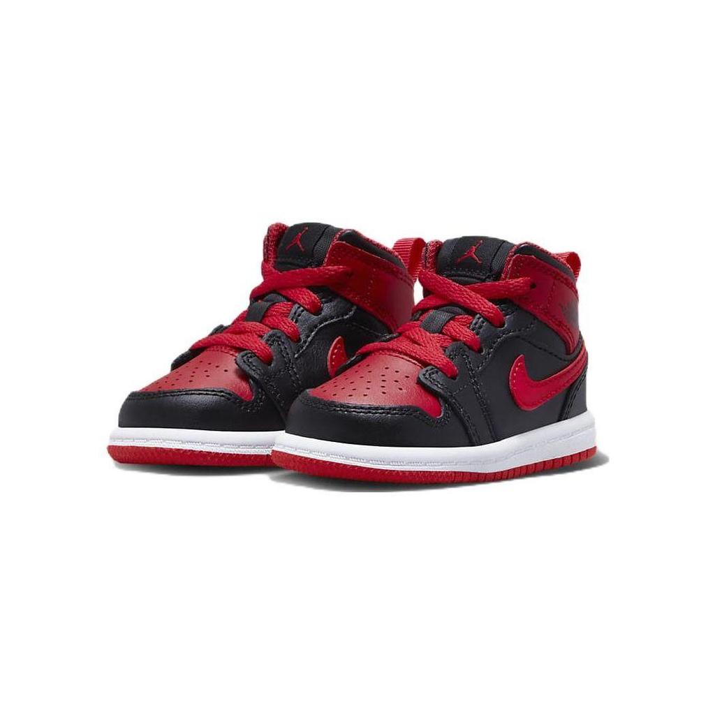Air Jordan 1 Mid TD Alternate Bred Black Fire Red White DQ8425-060