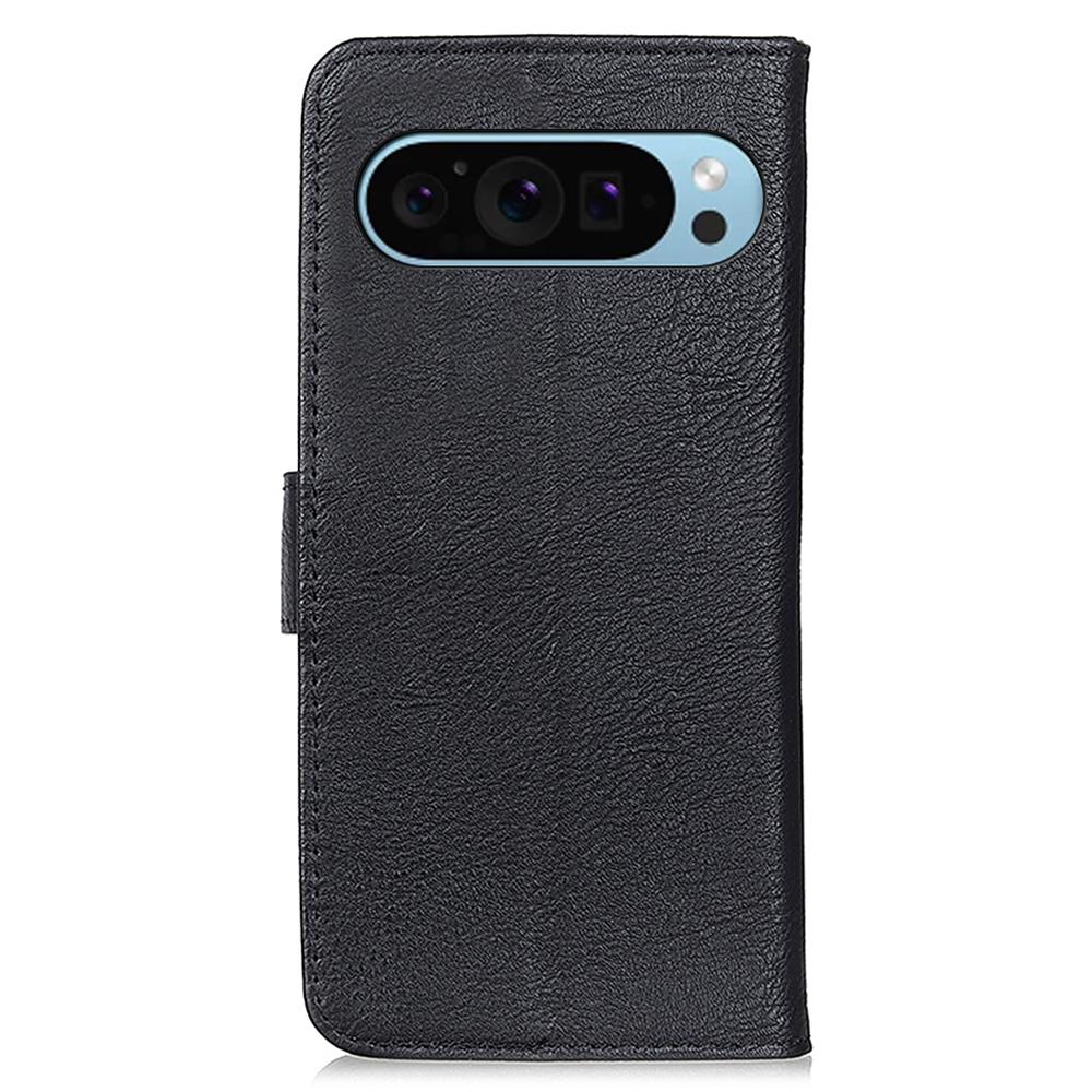 KHAZNEH For Google Pixel 10 Pro/10/9 Pro/9 Case Cowhide Texture Wallet PU Leather Flip Phone Cover