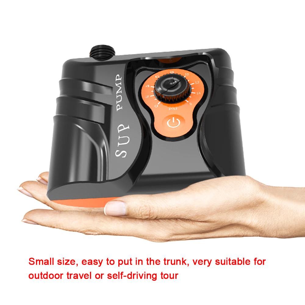 Electric Air Pump 16PSI High Pressure Air Compressor Mini Portable Tire Inflator 110W for Stand Up