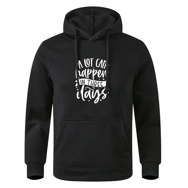 

Осенний принт Подростковый Лонгслив Черно-серый Худи Спортивная толстовка 3XL