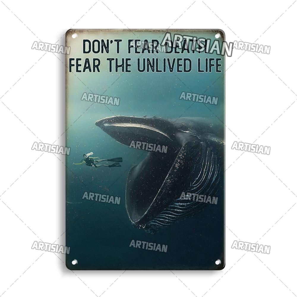 Artisian Swimming Metal Sign Diving Tin Plate Sport Decorative Plaque Ocean Funny Wall Decor Garage Bar Pub Club Hotel Cafe