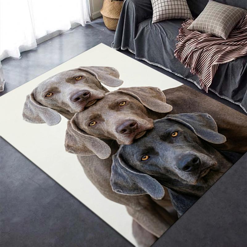 2025 New Three Puppies Carpet Rug for Living Room Bedroom Home Sofa Decoration,Kids Play Non-slip Floor Mat140
