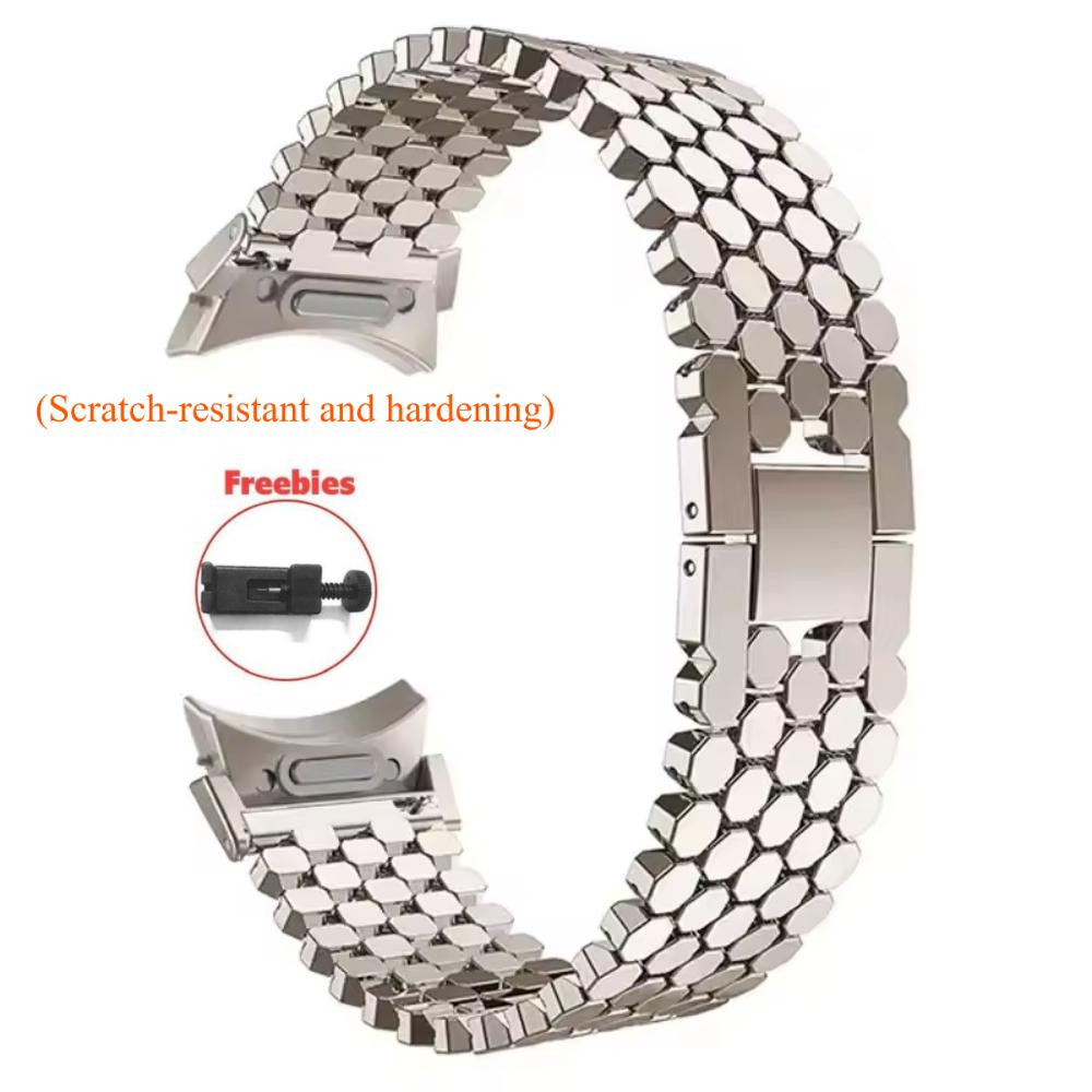 Stainless Steel Strap For Samsung Galaxy Watch 8 Classic 46mm 40mm 44mm Metal Watchband Bracelet Correa For Galaxy Ultra 2025 Watch 7/6/5/4 Band