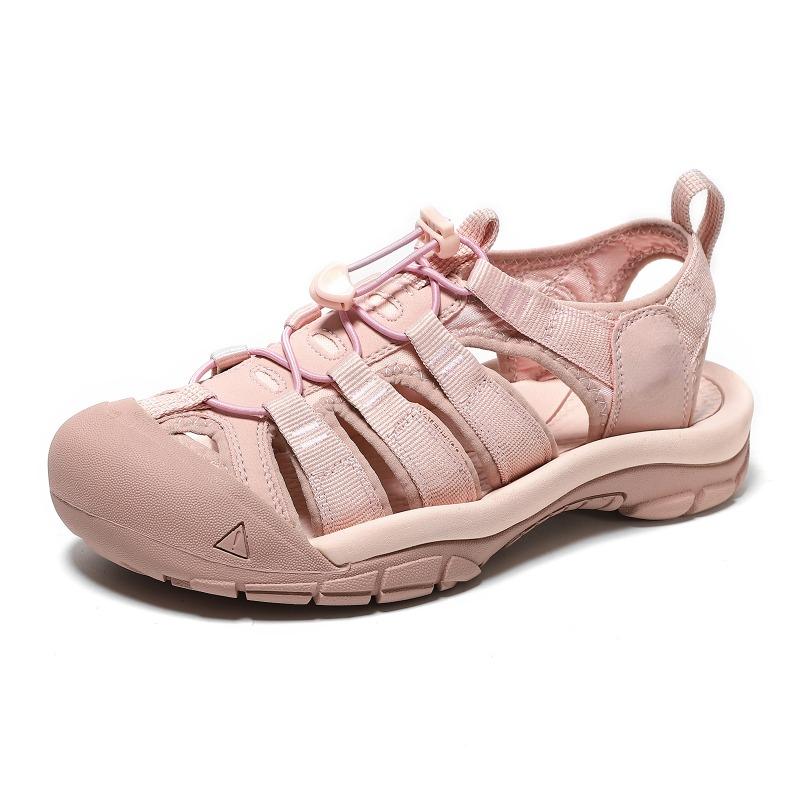 2025 Pink Women's Outdoor Toe Casual Lightweight Breathable Summer Beach Shoes Luxury Lightweight Hiking Shoes Size 45