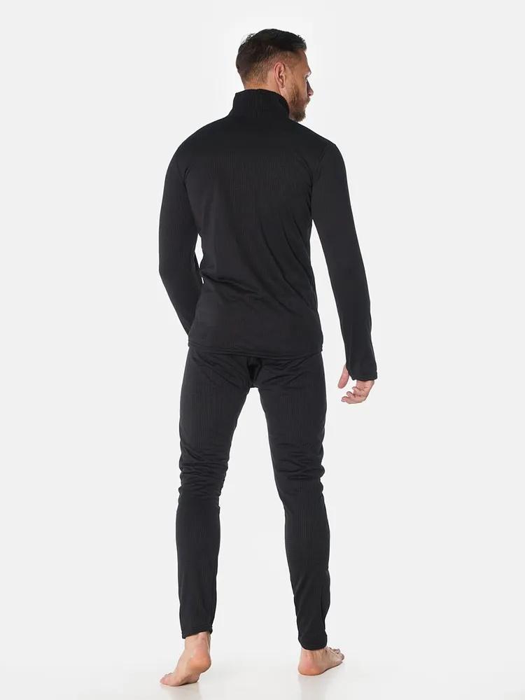 Outdoor Men's Sports  Set Fleece Fitness Clothes Clothes Long Johns Checkered  Warm