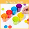 Color Cup Classification Overlapping Game Children Puzzle Toy For Motor Skills