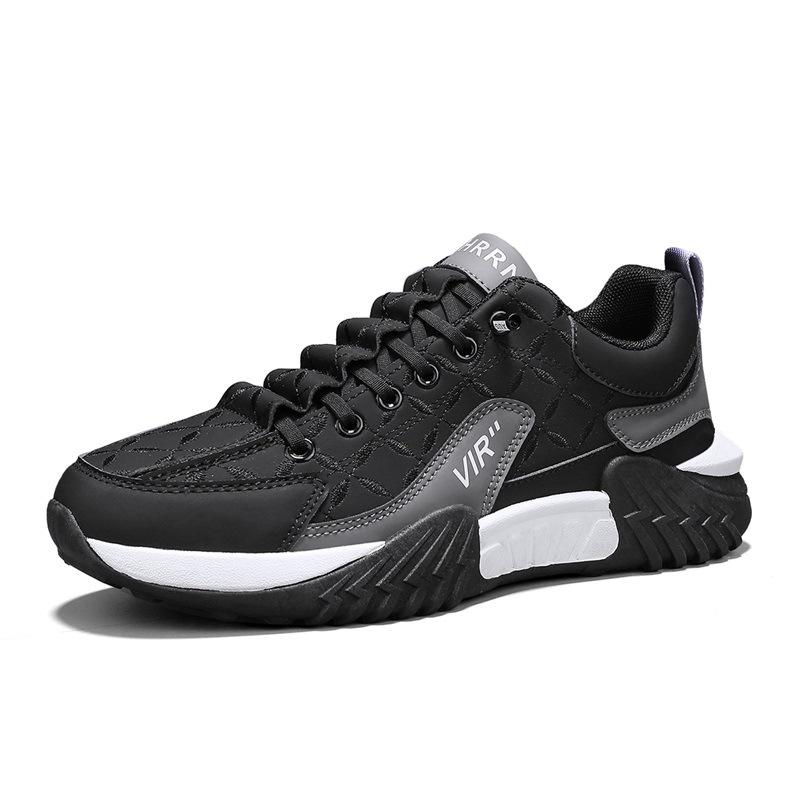 

Мужские ретро слипоны на толстой подошве, кожаные кроссовки, повседневная обувь для осени/зимы, увеличивающая рост 39