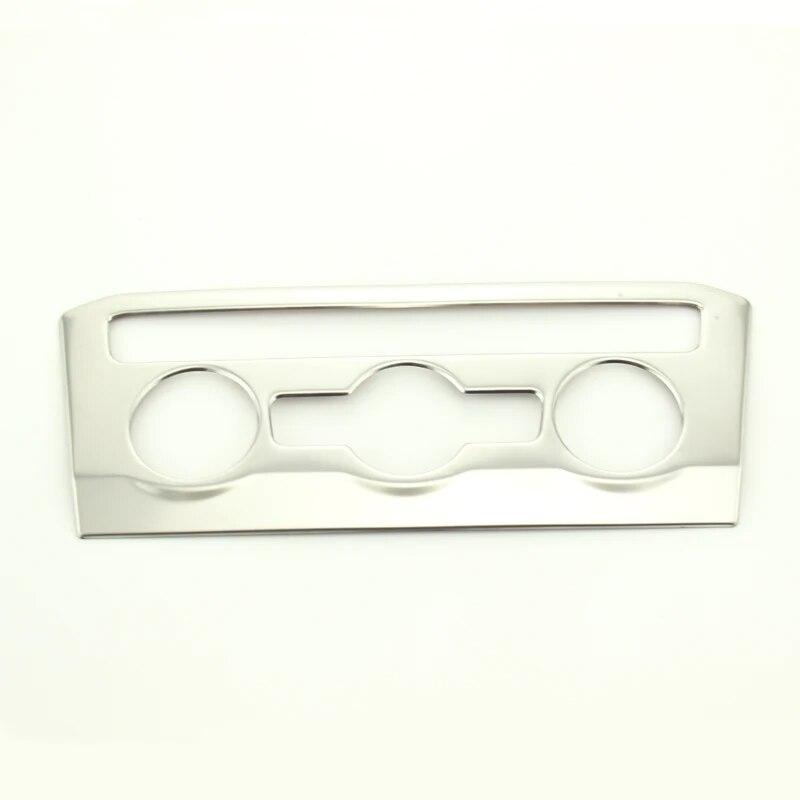 

Моя хорошая машина, автомобильная панель кондиционера из нержавеющей стали, накладная крышка, декоративные наклейки для Volkswagen Tiguan L-2017 серебряный