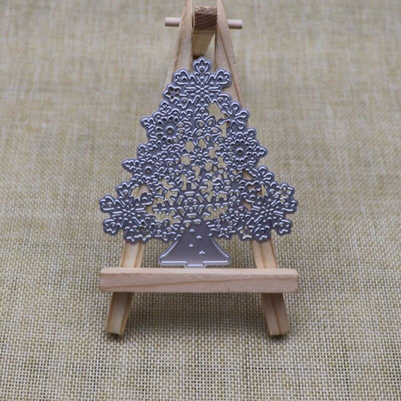 Christmas Snowflake Tree Stencil Metal Cutting Dies Practice Handson DIY Scrapbooking Album Craft