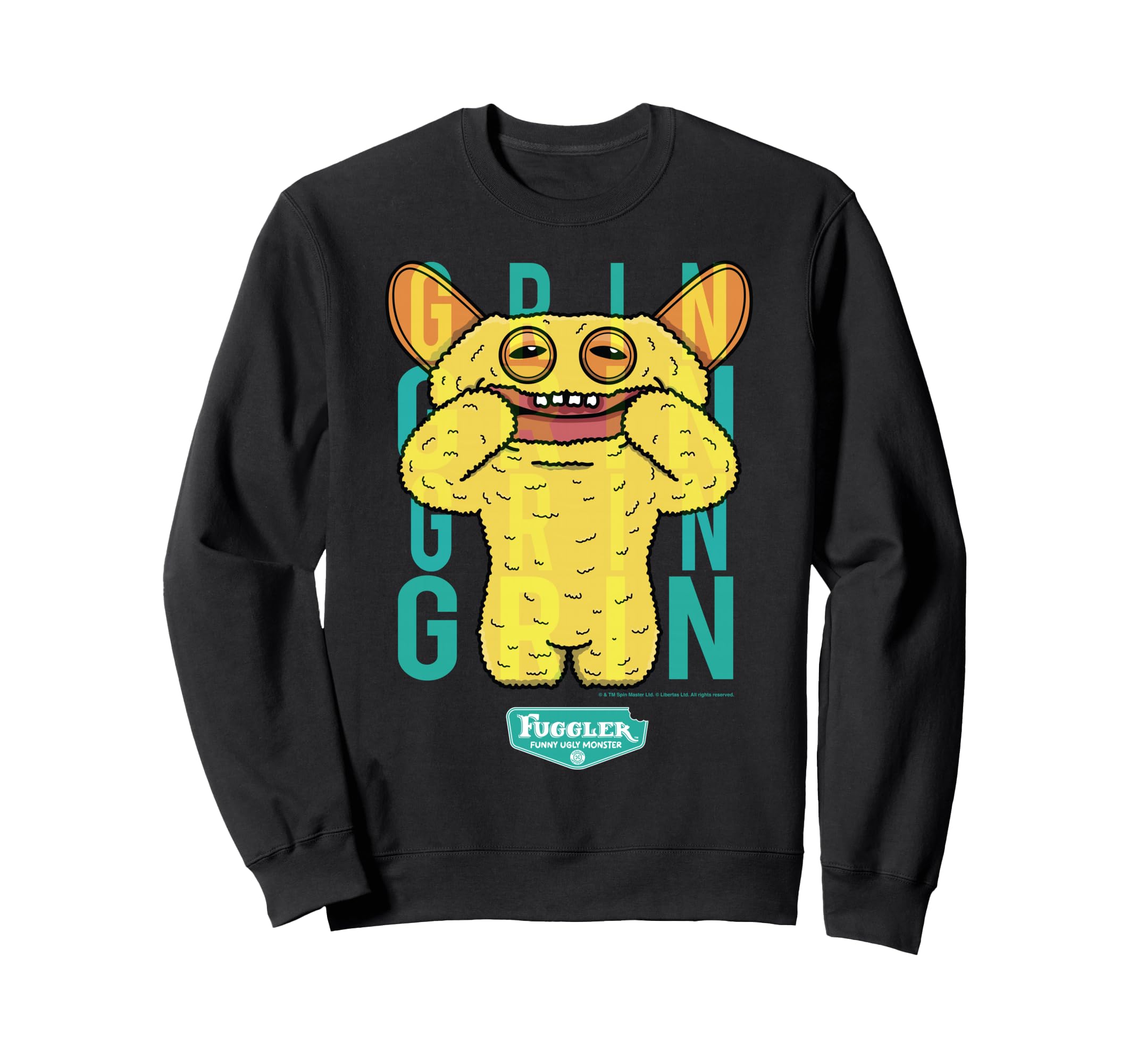 

Fuggler Grin Grin Yellow Originals Sweatshirt чёрный
