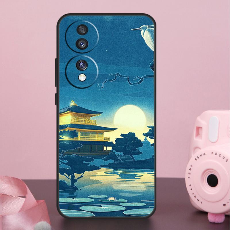 Japanese Style Art Japan Case For Honor 200 400 Pro 50 70 90 X9a X9b X9c X9d X8b X8c Win Magic 7 Lite 5 6 8 Pro Cover