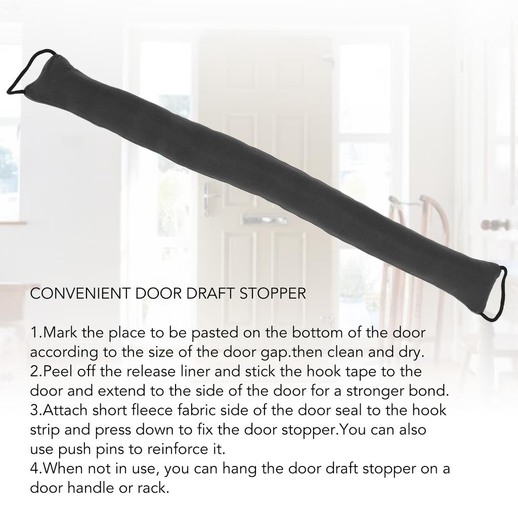 Door Snake Draft Stopper Dustproof Noise Blocking Washable Under Door Draft Blocker for Home