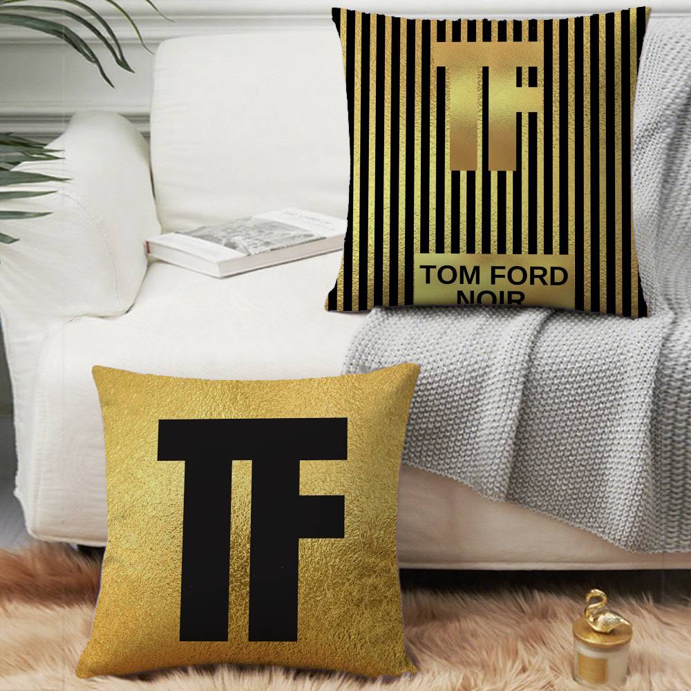 Luxus T-Tom F-Ford Kissenbezug Heimdeko Überwurf für Sofa Bett Auto Zimmerdeko Geschenkidee