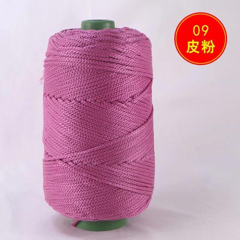 1Pcs 200g Light Body Silk, Hemp Thread, Ice Silk Thread, Bucket Packaging, Hand Woven, Knitted, Hollow Thread Hook Bag