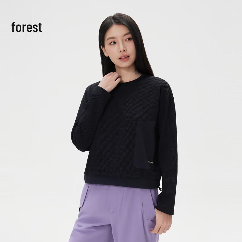 KOLON SPORT Women s Waffle Knit Long Sleeve Moisture-Wicking T-Shirt M
