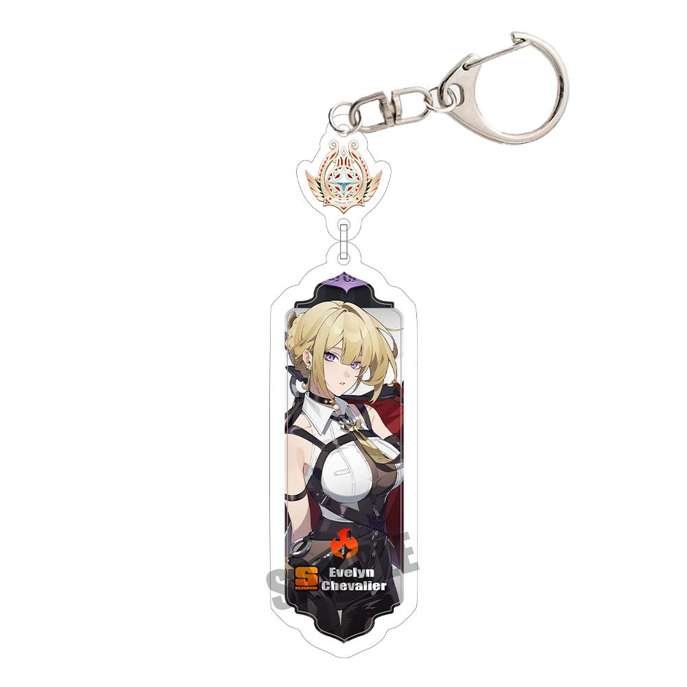 Game Zenless Zone Zero Acrylic Keychain Aria Cissia Nangong Yu Backpack Keyring Pendant Belle Nicole Demara Decorative Ornament