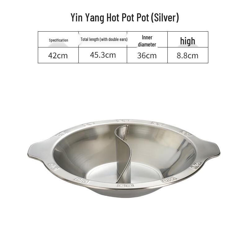 Naijiang 304 Stainless Steel Commercial Hot Pot