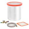 Chambre sous vide - vidaXL - 18,9 L - Acier inoxydable - Couvercle acrylique - Électrique