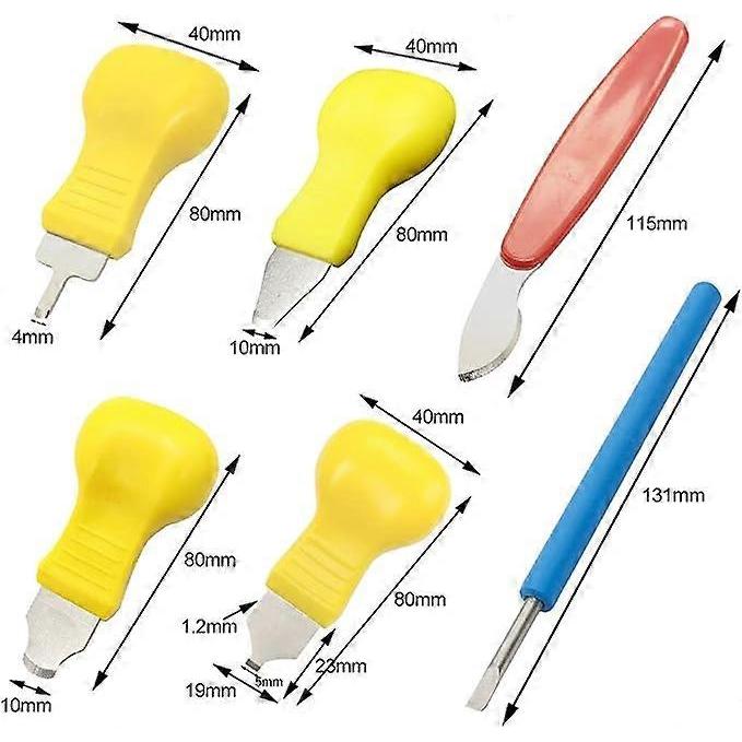 6 Pieces Watch Opener, Watch Repair Tool, Watch Repair Tool Kit, Watch Case Removal, for Different Types of Watches