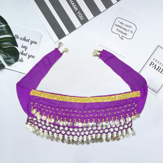 Dog Dance Costume Corgi Waist Chain Butt Curtain Clothes Pet Sequin Belly