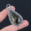 Halloween Deal Labradorite Gemstone 925 Sterling Silver Bezel Pendant Jewelry