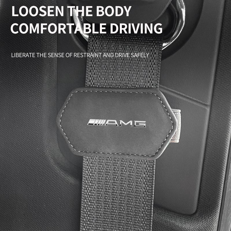 Car Safety Seat Belt Buckle Clip Seatbelt Stopper Adjuster Clip Car Accessories For Mercedes Benz AMG W205 W211 W212 W222 GT 50