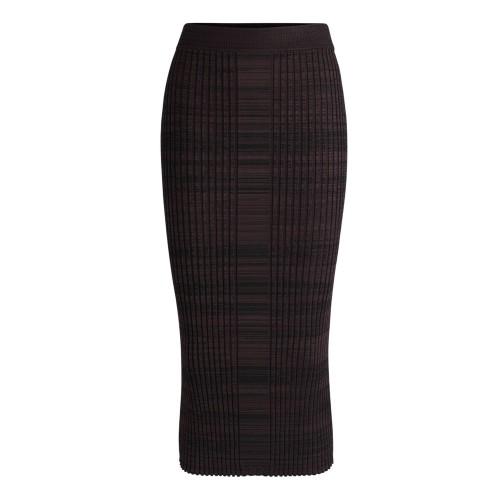 Boss Womens/Ladies Farmina Ribbed Knitted Midi Skirt