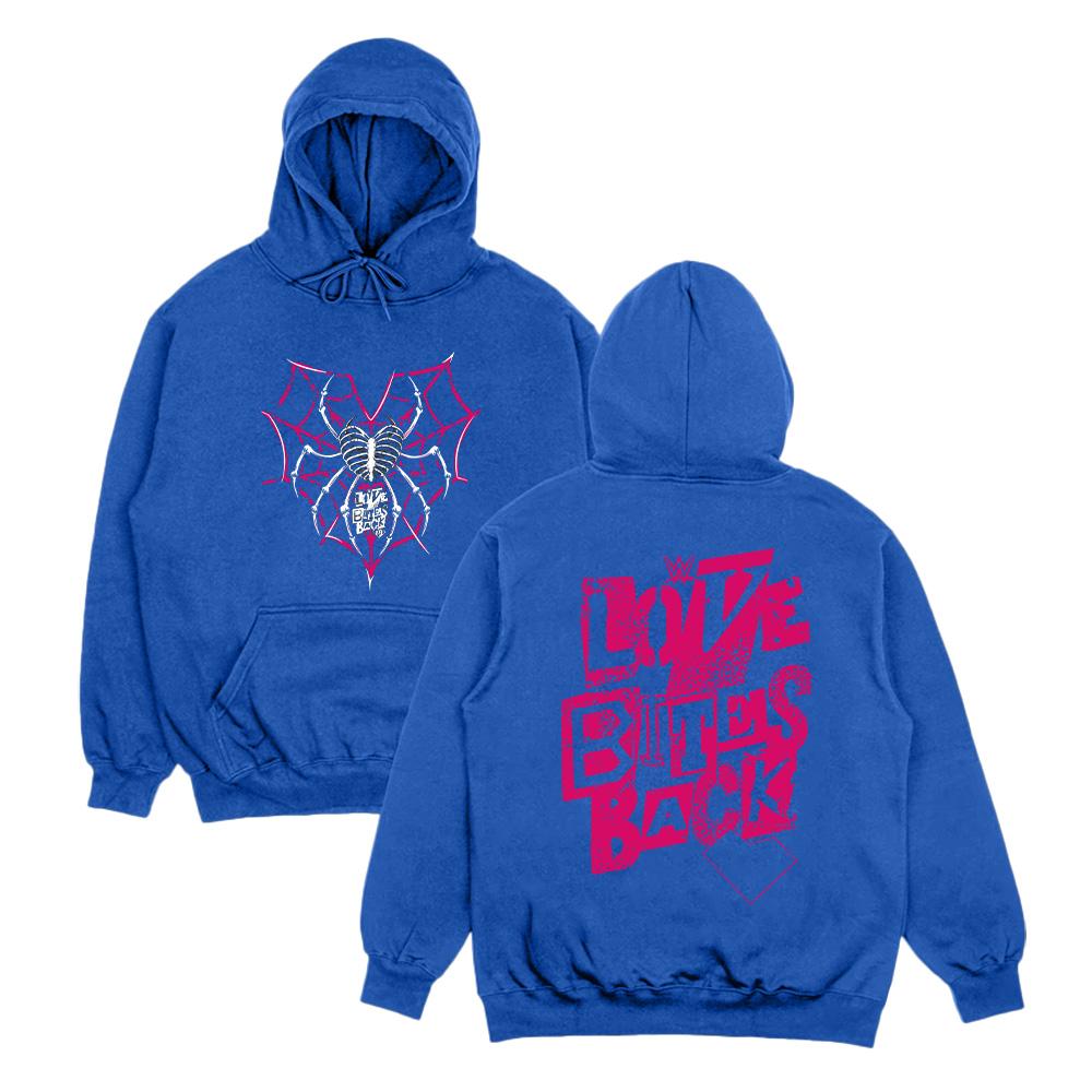 AJ Lee Love Bites Hoodies Vintage High Street Streetwear Women Men Long Sleeve Pullovers Outdoor Sports Y2K Clothing