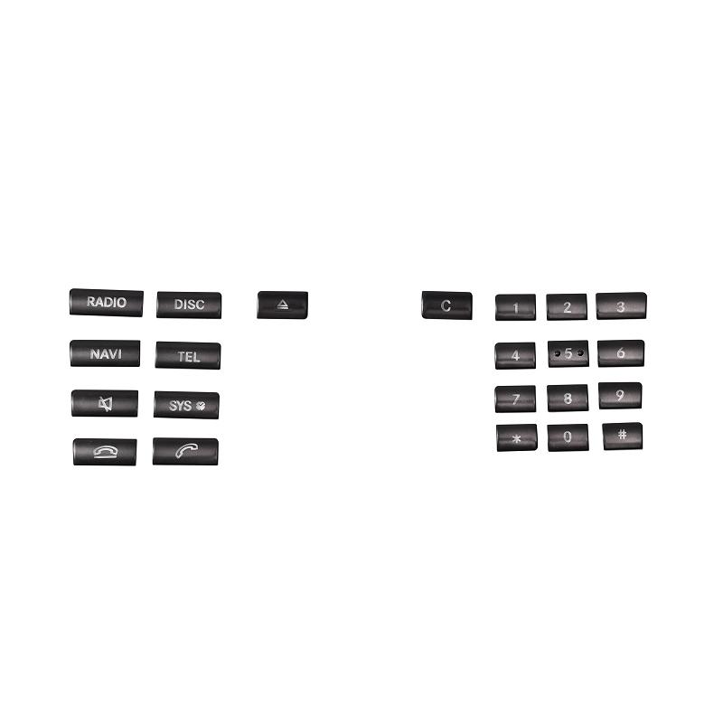 Car Accessories Center Console CD Multimedia Button Frame Cover Sticker For Mercedes Benz E Class W212 2014-2015 CLS 2012-2013