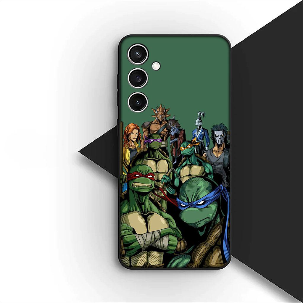 Phone Cover for Motorola Moto G86 G57 E14 E15 G14 G34 G35 G84 G24 A54 G15 Power E22 Soft Case Ninjas Anime T-Turtles Cartoon