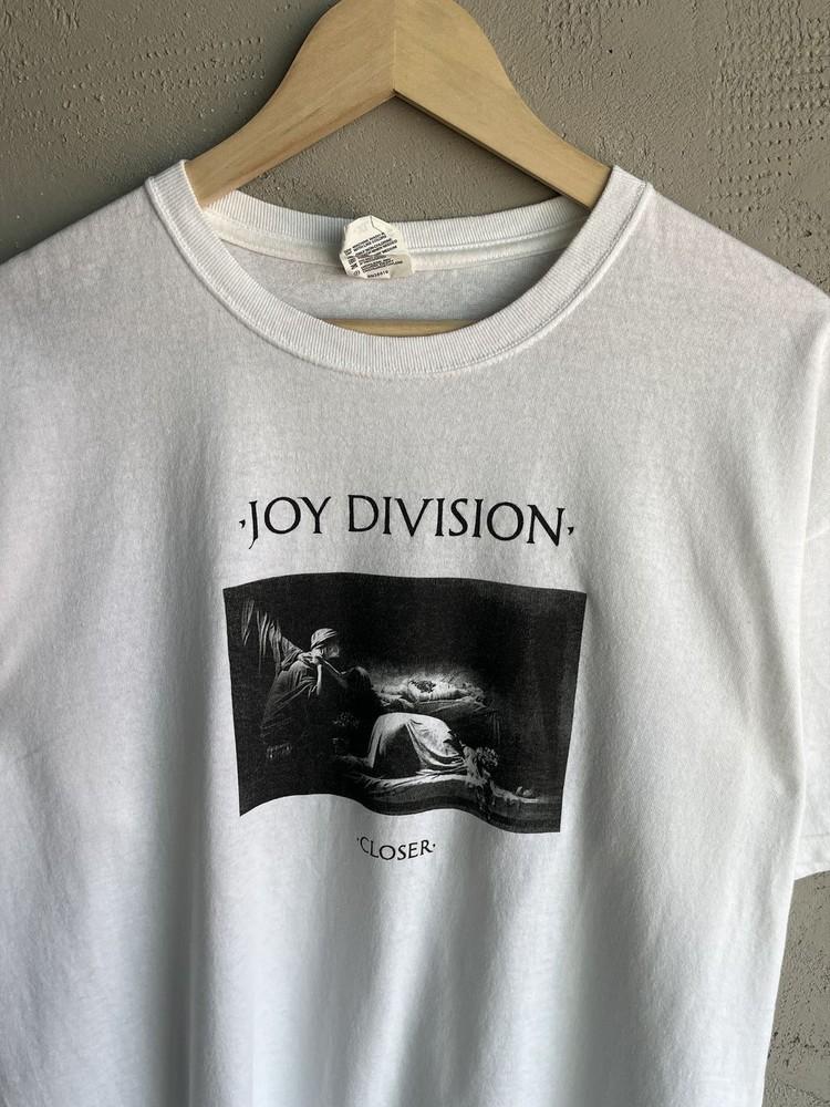 Vtg 90s Joy Division Closer Rare Anvil Band White Unisex Shirt S-5XL KH15064 Unisex T-Shirt L