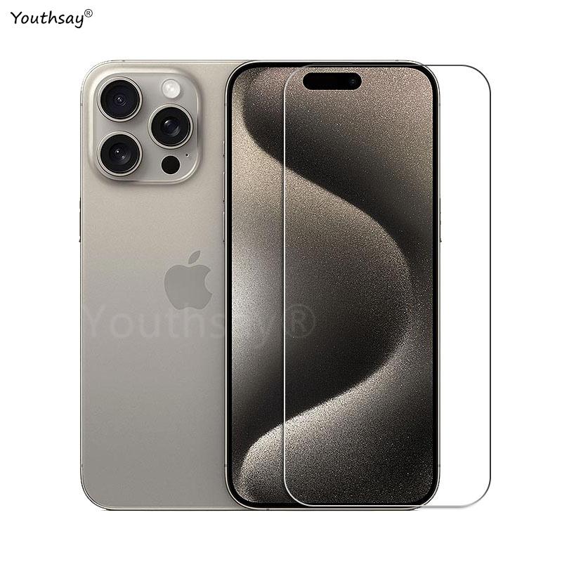 For iPhone 16 Pro Max Tempered Glass iphone 16 15 14 13 12 11 Pro Max Screen Protector Protective Phone Lens Film iphone 16 Pro
