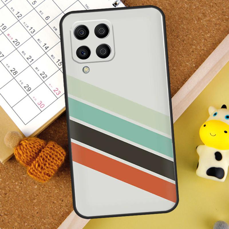 

Retro Stripes Aesthetic Vintage Case For Samsung Galaxy M20 M11 M31 M35 M55 M15 M32 M16 M36 M56 M54 M23 M52 M34 M14 M13 M53 Samsung M54
