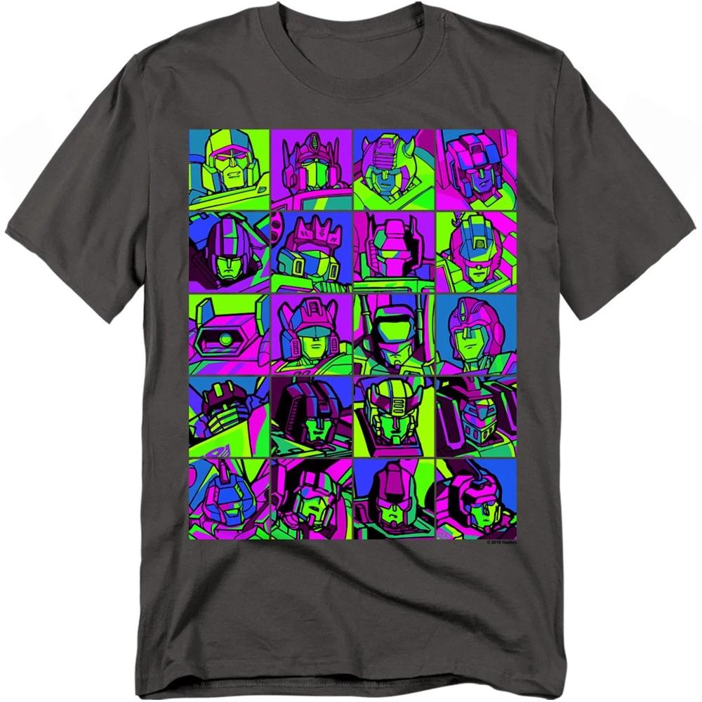 Hasbro - Transformers - Transformer Squares #2 - Unisex Children s T-shirt - Gray 100