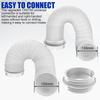 Adattatore Universale per Tubo di Scarico AC 13/15CM Connettore per Tubo Condizionatore d'Aria Portatile Adattatori di Montaggio Estensore Tubo AC a Prova di Perdite