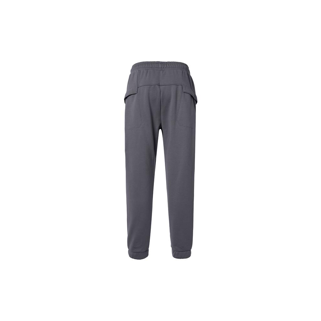Adidas French Terry Sweat Pants With Solid Color Logo Men Bottoms Charcoal-Grey IW3910