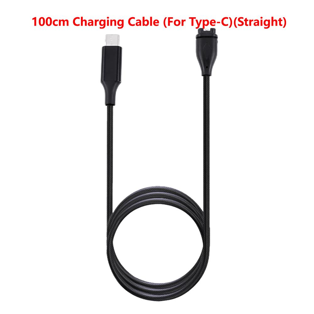 Charging Cable for Garmin Fenix 7/7S/7X/6/6S Forerunner 745 Venu Instinct Micro USB Type C IOS Watch Charger Adapter Converter