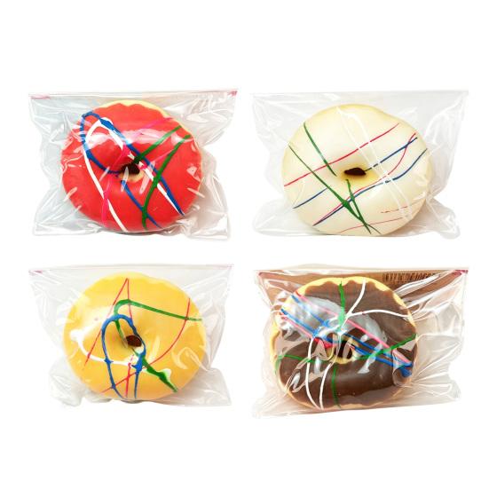 Simulated Donut Squeeze Toy Soft Stretchy Doughnut Decompression Toy Stress Relief