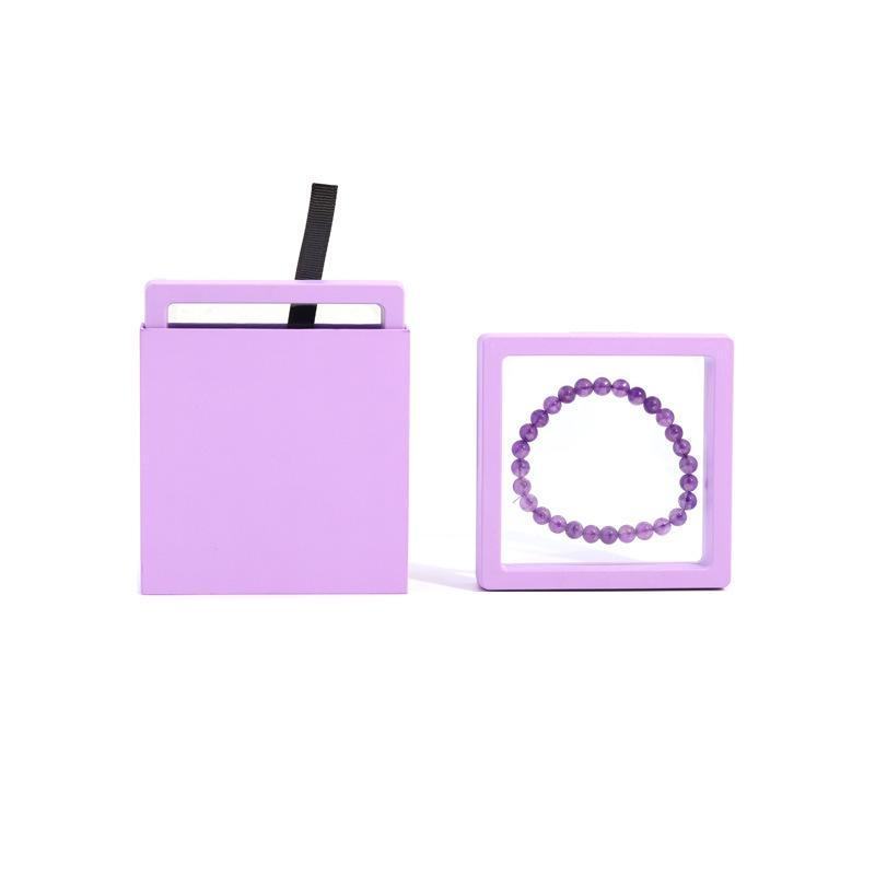 Jewelry Storage Box: Transparent PE Film Display for Necklaces & Earrings