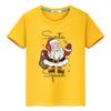 Santa Claus Graphics T Shirt for Kids Boy 10years Cotton Tops Anime Short Merry Christmas Cute Tees Y2k One Piece Girls Clothes