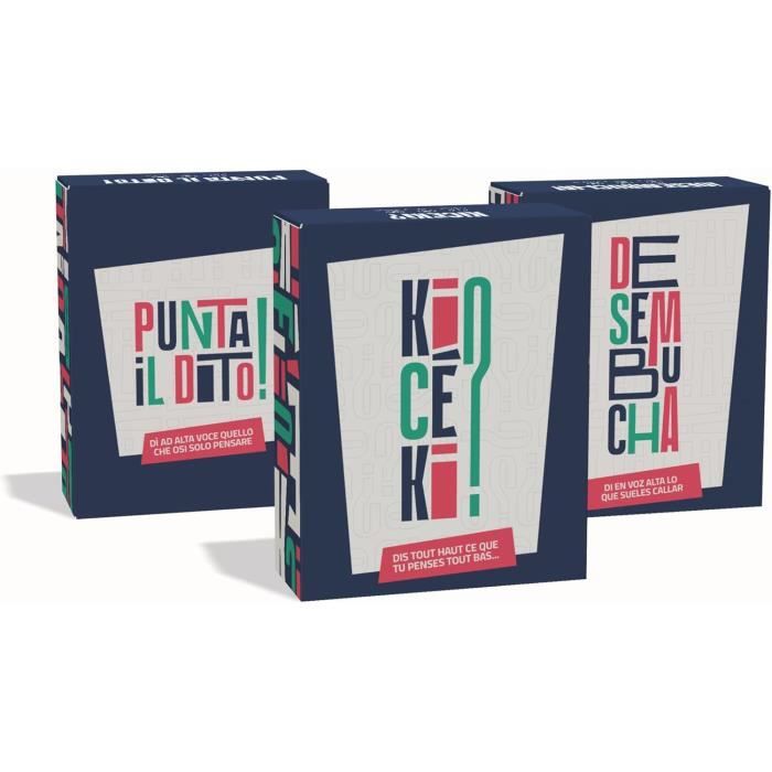 Jeu de cartes - kicéki - 400 questions - ambiance - mixte - 3 joueurs ou plus