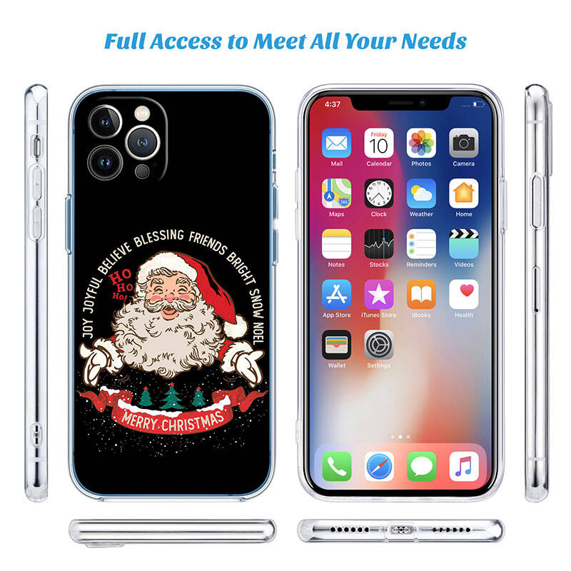 RT16 Merry Christmas Deer Gift Case for Motorola E7 G6 G7 G8 G9 Plus Power Play G10 G20 G04 E30 E40 E22 E20 E13 E15 G22 G23 G05 G75 G35 G55
