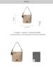 Nanfeng Versatile Trend Rhone Holiday Tote Bag Women's Casual Woven Bag Summer One-shoulder Crossbody Bag Straw Bag