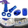 3PC Motocross Rim Lock Nut Kit Tire Clamp Screw Rim Lock Nut Spacer Kit Dirt Bike Rim Lock Nuts Bolts Spacer Motocross Valve Cap