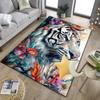 Tiger Stripes Pattern Design Office Rug Chair Mat, Entryway Carpet, Suitable for Front Door, Bedroom, Living Room, Desk, Holiday Gift