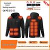 Intelligente beheizbare Hoodie-Jacke: Winter Warme Elektrisch Beheizte Outdoor-Kleidung