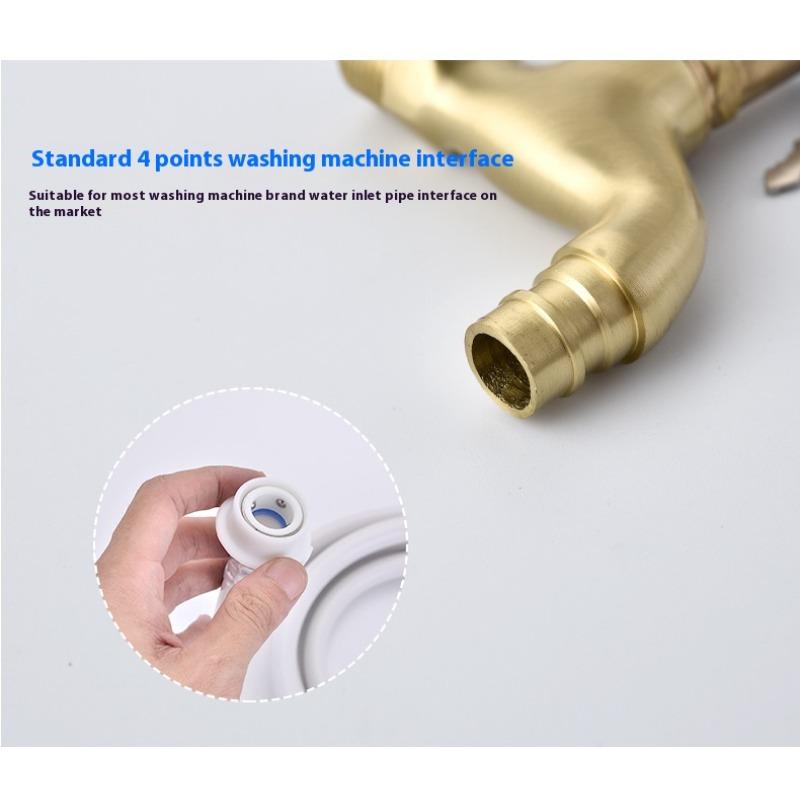 Anti-theft faucet 4 points Garden Balcony Water Tap Plastic Water Hose Quick Connector Single Cooled Watering Fittings Tool
