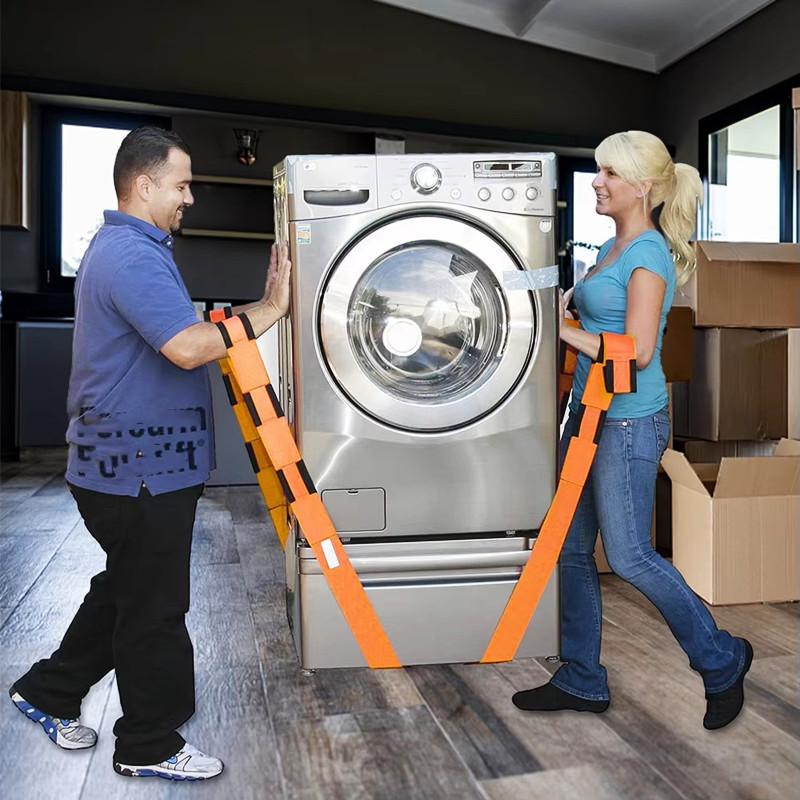 2PCS Furniture Moving Carrying Straps Shoulder Forearm Carry Rope Lift Heavy Furniture Transport Belt Ropes Lifting Cord Moving Strap