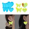 Trendy Earrings Pendant Mold Heart Butterfly Resin Casting Molds for DIY Lovers