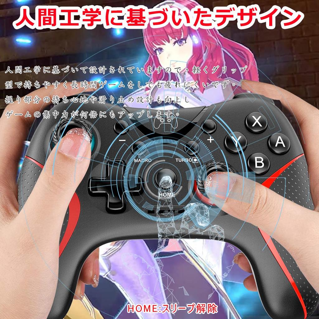 Bezdrátový ovladač pro Switch 2 s funkcí makro a zadními tlačítky Nový Rychlý Bez Turbo Rychlé HD a Gyro Kompatibilní se Switch iOS a